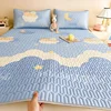 Summer Cooling Sleeping Mat Quilted Mattress Cover Cool Feeling Bed Fitted Sheet Bed Protector Pad Bed Topper Protection Pad 1