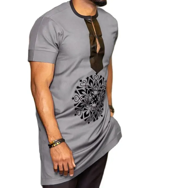 Tejiri Embroidered Short Sleeve Shirt