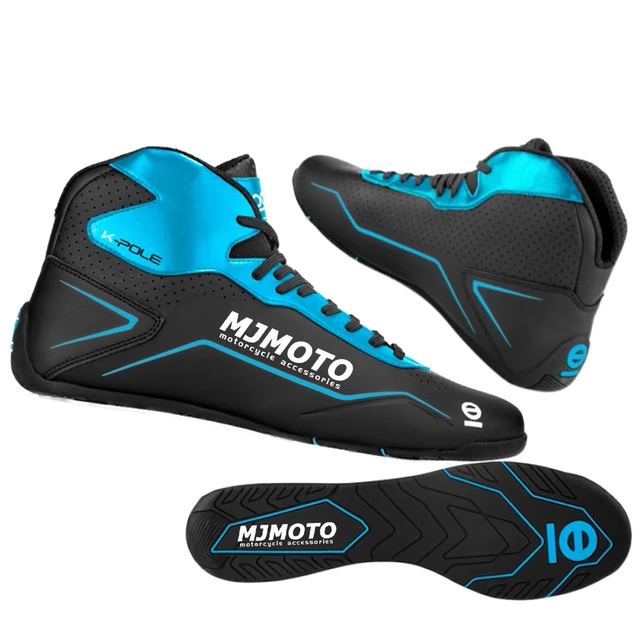 Scarpe da corsa per Auto professionali in pelle stivali da Moto da Moto Karting  scarpe da allenamento per la guida scarpe da Kart per Auto da Drift  sportive - AliExpress