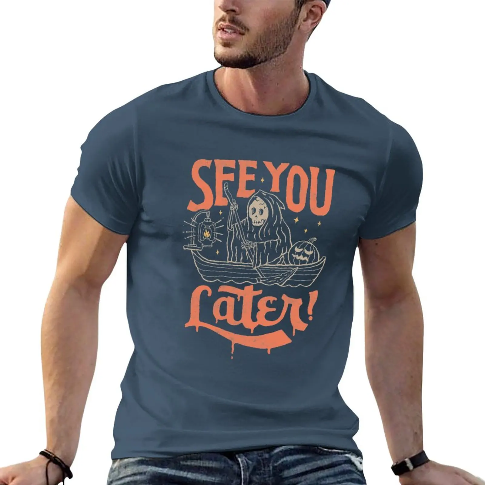 

See You T-Shirt tees kawaii clothes heavyweights plain big and tall t shirts for men
