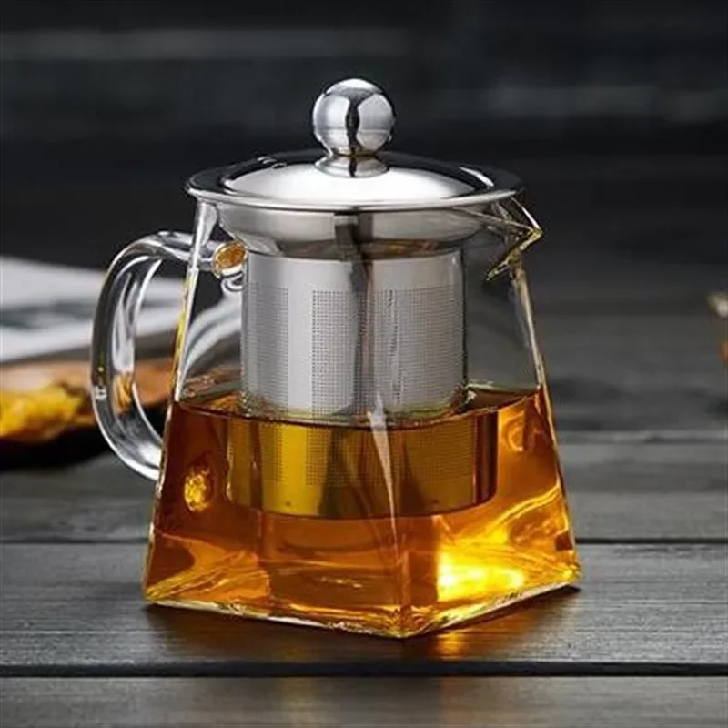 Glass Teapot with Infuser Tea Set Kettle Maker Infusers Jug Teaware Kitchen Dining Bar Home Tea Kit  Glass Teapot  Samovar