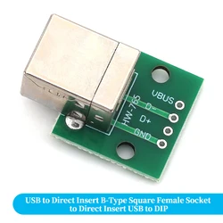 Compact USB Adapter Board with USB A Male to USB B Female Interface - 20 Pcs (USB - B)