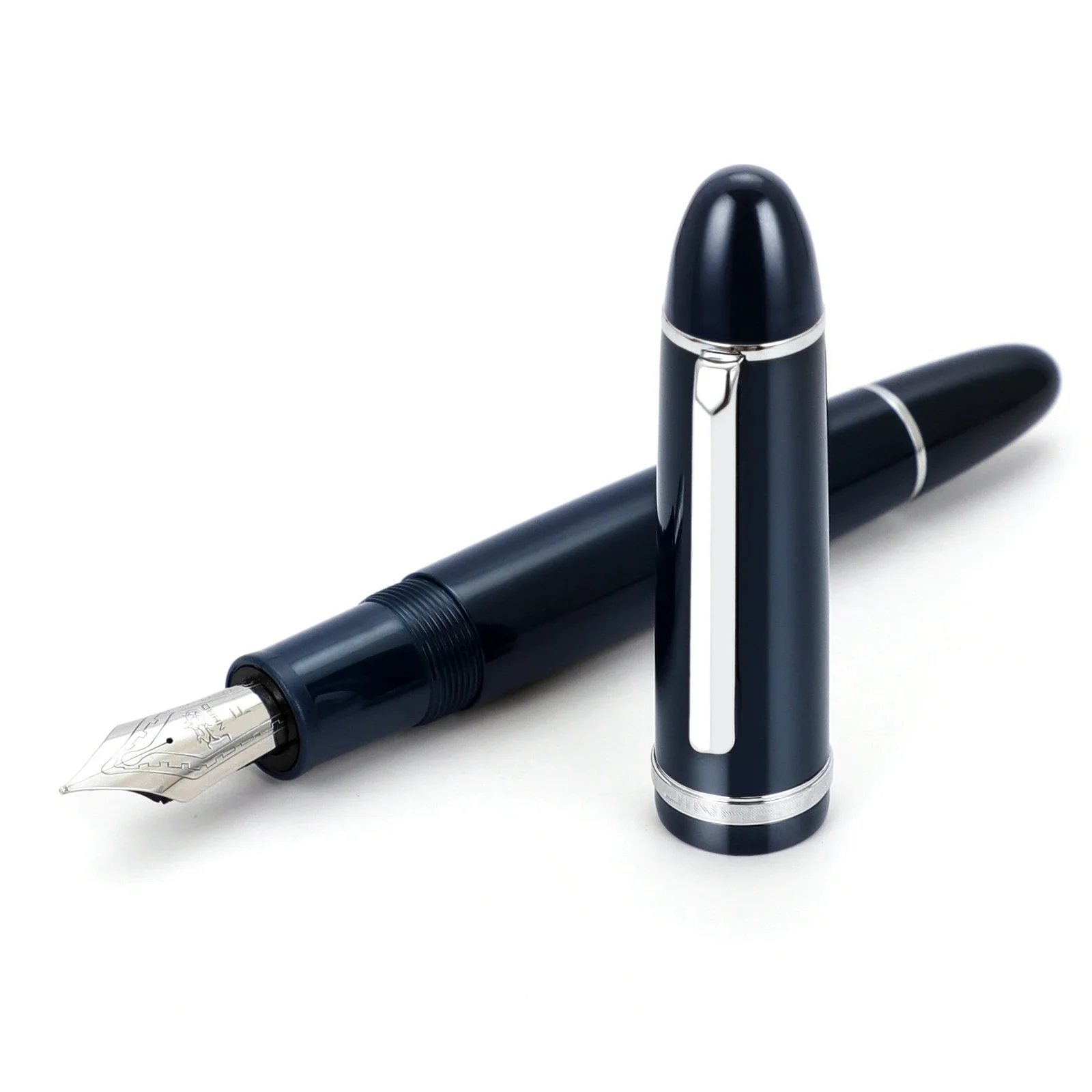 Jinhao Acrílico Fountain Pen com Sliver Clipe f jinhao acrilico fountain pen com sliver clipe f 03