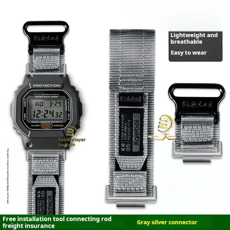 Enhanced Sports Nylon Canvas Watch Strap - Dive Bracelet