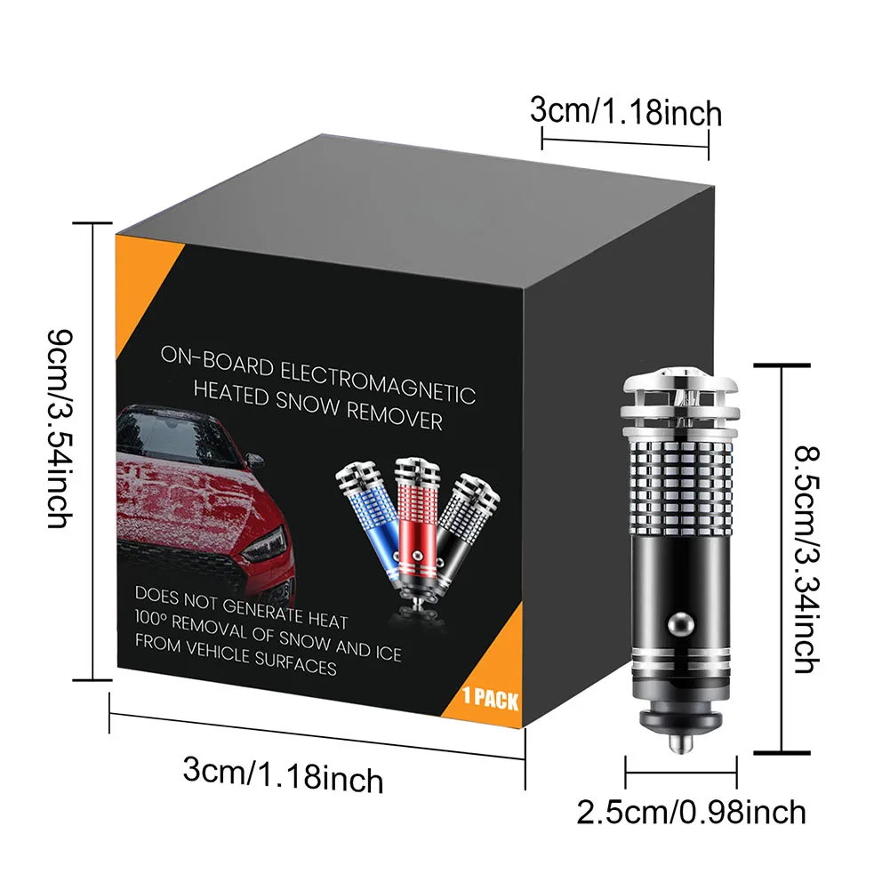 Car Air Purifiers Air Fresher Electromagnetic Molecular Interference Antifreeze Snow Removal Ozone Ionizer Auto Accessories