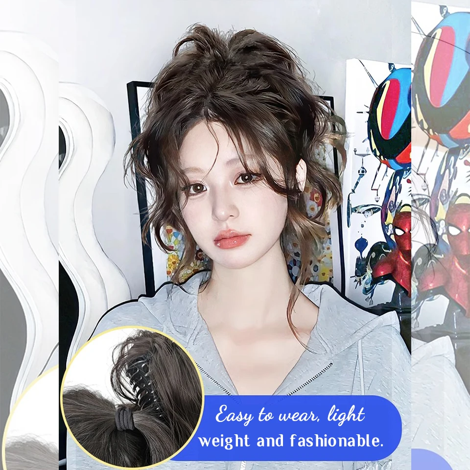 Synthetic Curly Ponytail Hair Extension Clip