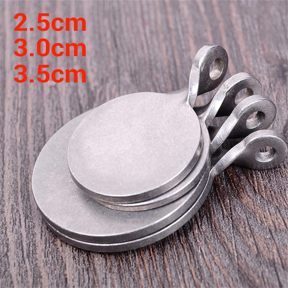Cible D'entraînement En Acier Inox Pour Fronde Et Catapulte - Diamètre 2,5 Cm - Solide