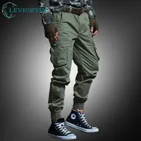 Men Workwear Camouflage Pants Motorcycle Multi Pocket Bundle Leg Pants Trendy Men Slim Fit Small Foot Trousers 1
