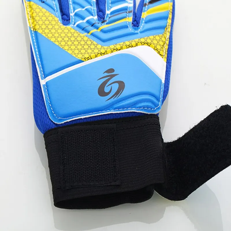 Goalkeeper Gloves Children Soccer Goalkeeper Gloves Kids Football Goalkeeper Anti-Slip Training Gloves Breathable