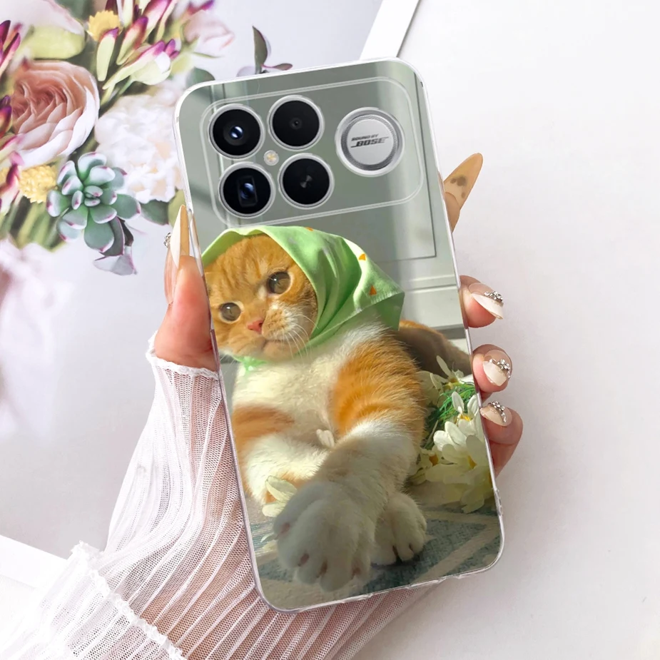 Cute Cat Fashion Painted Soft Silicone Case