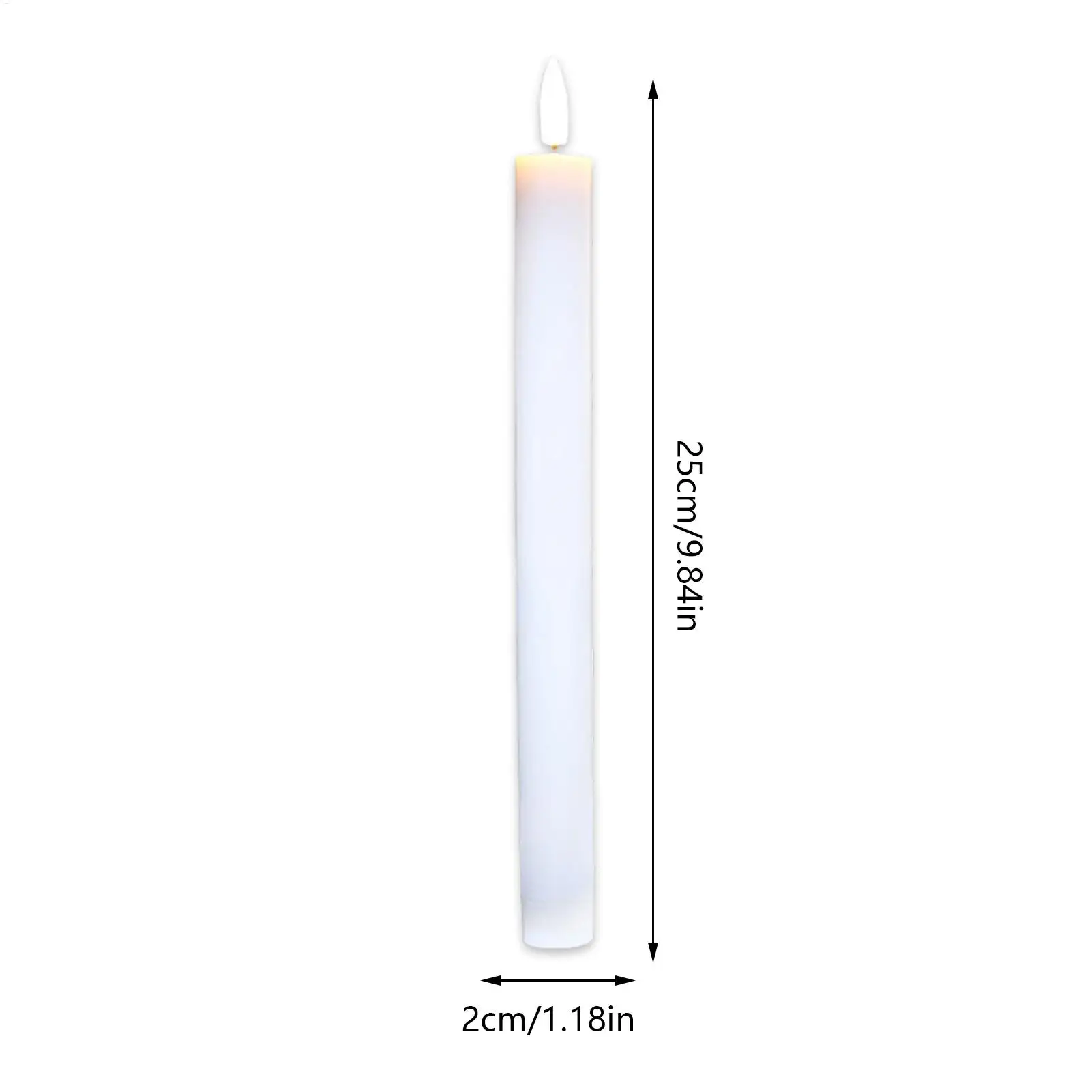 Faux LED Candles LED Electric Candles With 10-Key Remote Control Decorative Atmosphere Light Table Ornament For Fireplace