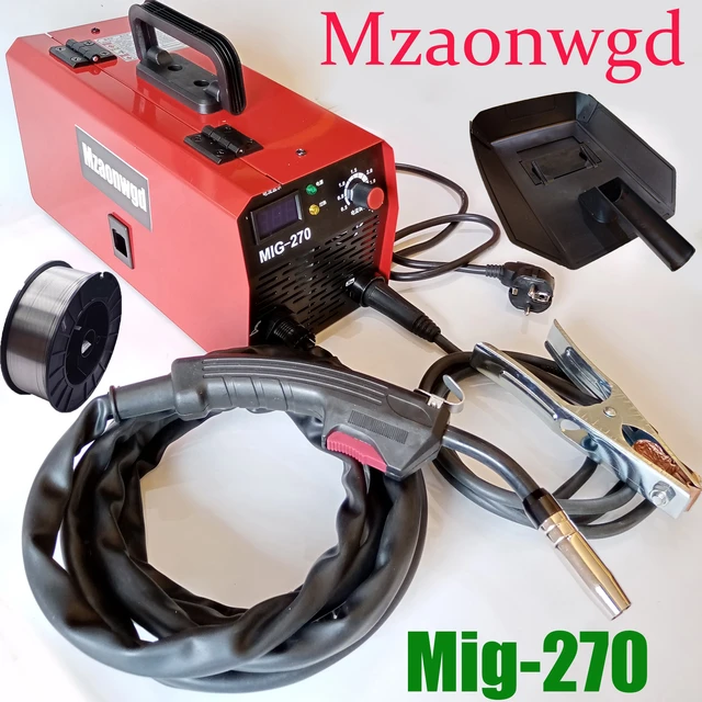 Hzxvogen mig145 Máquina de soldadura sin gas semiautomática Soldador Mig  1kg Núcleo de flujo 0,4-4mm-Soldadores Mig-Aliexpress