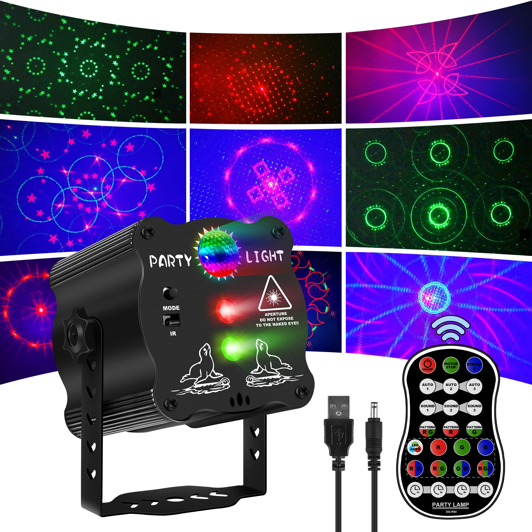 3IN1-60-Patterns-Aurora-Mini-DJ-Disco-Laser-Light-Projector-USB-LED ...