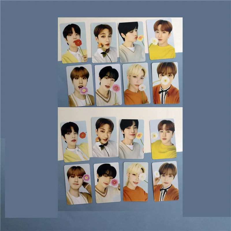 

KPOP 8pcs/set Stray Kids Double Sides Photocard LOMO Cards Felix Bangchan Changbin Photocard 8.5x5.4cm