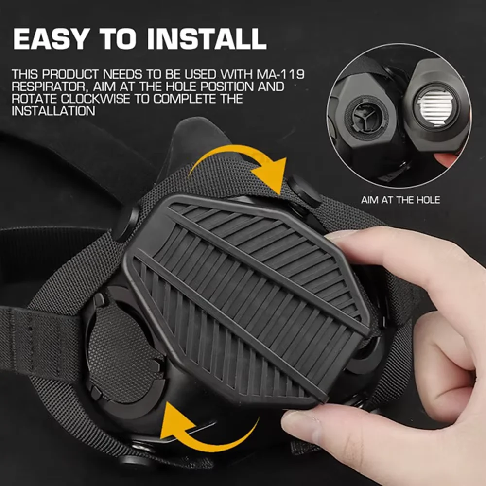 Tactical Respirator SOTR Special Operations Half-mask Strainer Mesh Anti Dust Protective Mask Hunting Airsoft Accessories_voghion.com