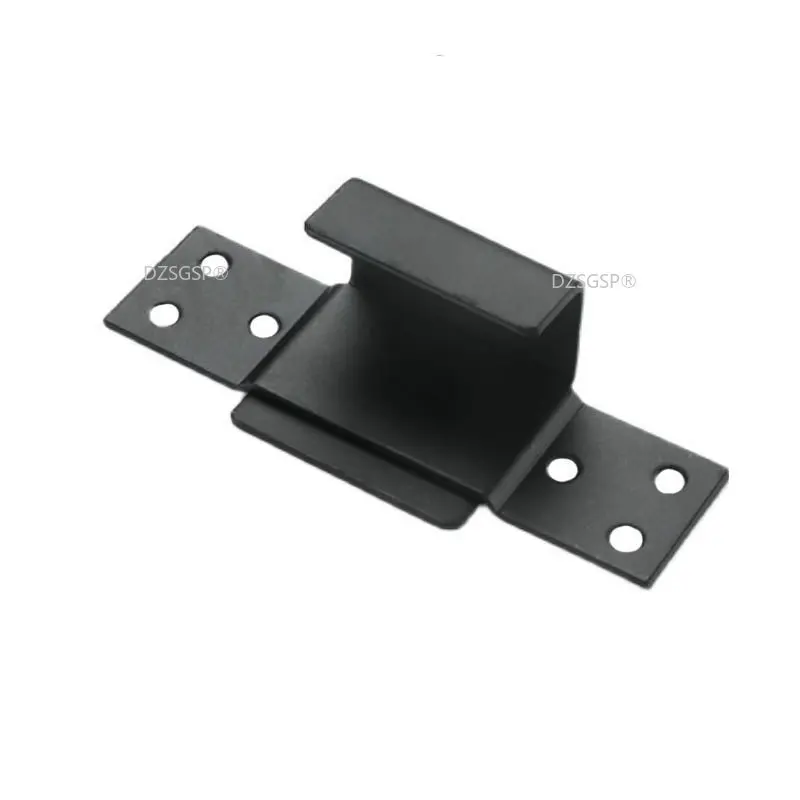 Tile Display Buckle U-shape Corner Brackets Joint Fastener Screens Wall Support Black Stainless Steel Hanging Code Ceramic 3