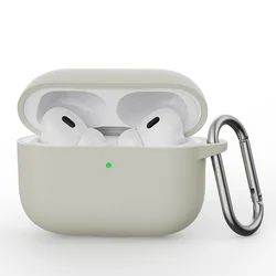Vibrant Silicone Earphone Protective Cover - Airpods 4 (Antique White)