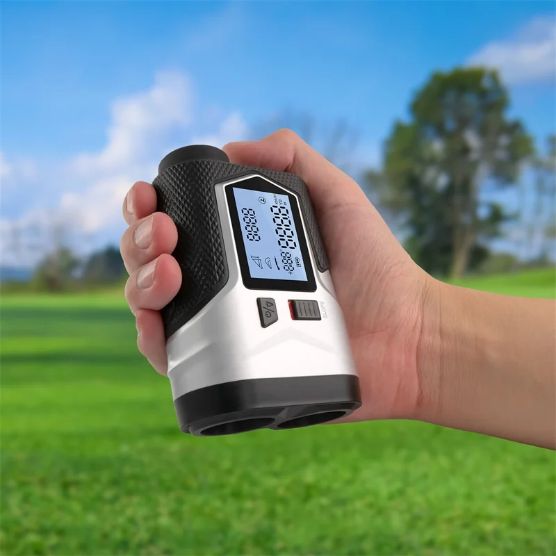 Rechargeable Golf Laser Rangefinder 1200m 650m With Slope Adjusted Flag-Lock Vibration Distance Meter Telescope Hunting laser rangefinder distance meter