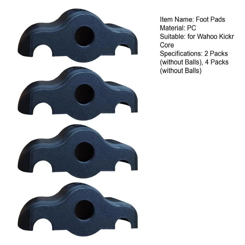 Description Picture 4 of itemCycling Training Foot Pads Shock Absorbing Tennis Ball Foot Pads for Wahoo Kickr Core Indoor Cycling Bike Anti-slip for Home