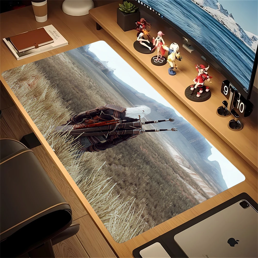 XXL Non-Slip Rubber Desk Mat - The W-Witchers 3 Gaming Design