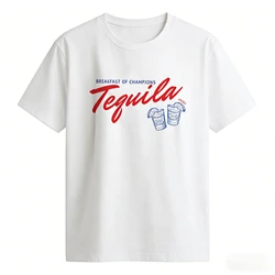 Vintage Retro Tequila Graphic Tee - Funny Hippie Style Unisex Shirt - XS (WHITE)