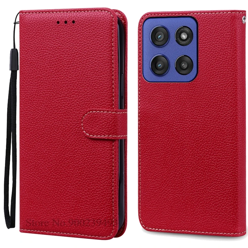 Motorola 5G Leather Wallet Flip Case - Premium Protective Cover