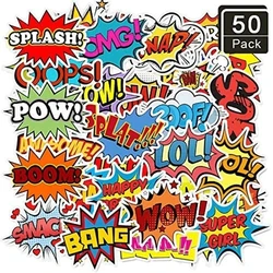 Superhero Birthday Party Supplies: Bracelets, Stickers, Masks, and Goody Bag Fillers (50pcs)