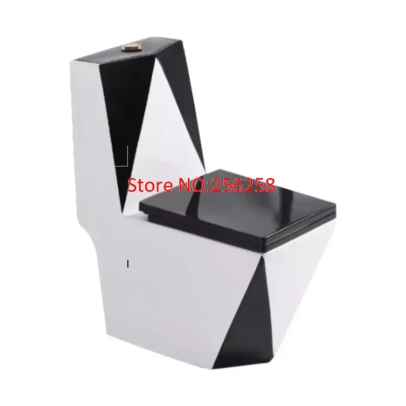 

Simple Modern Sanitary Ware Flush Toilet Toilet Bathroom Integrated Toilet Seat Colorful Ceramic