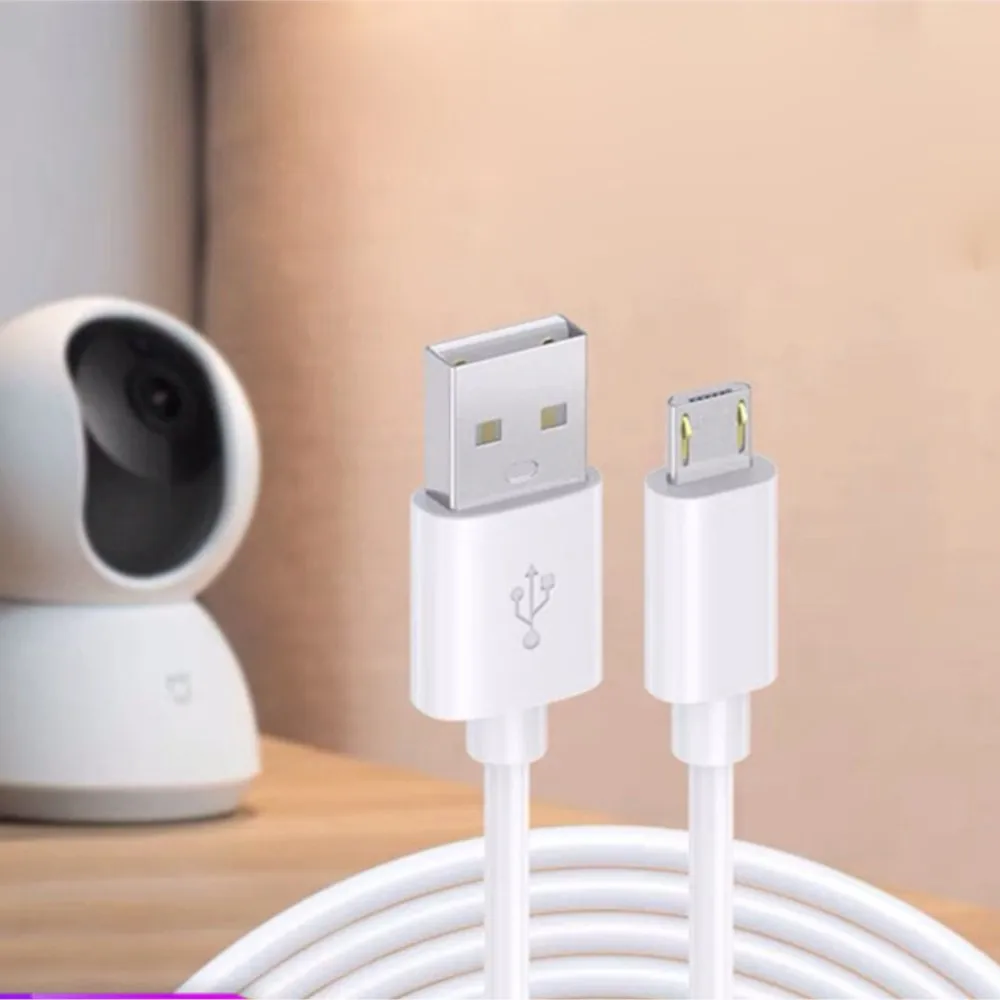 

YOCPONO Lengthened 2.5m Camera Android Charging Cable Micro Monitoring Head Flushes Cable USB