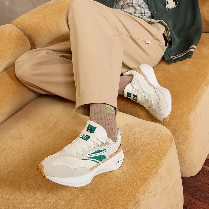 남성용 캐주얼 신발, 유연하고 부드러운 통기성, 편안한 용수철 착용 가능, 리바운드 스니커즈, 361 도, 672436703