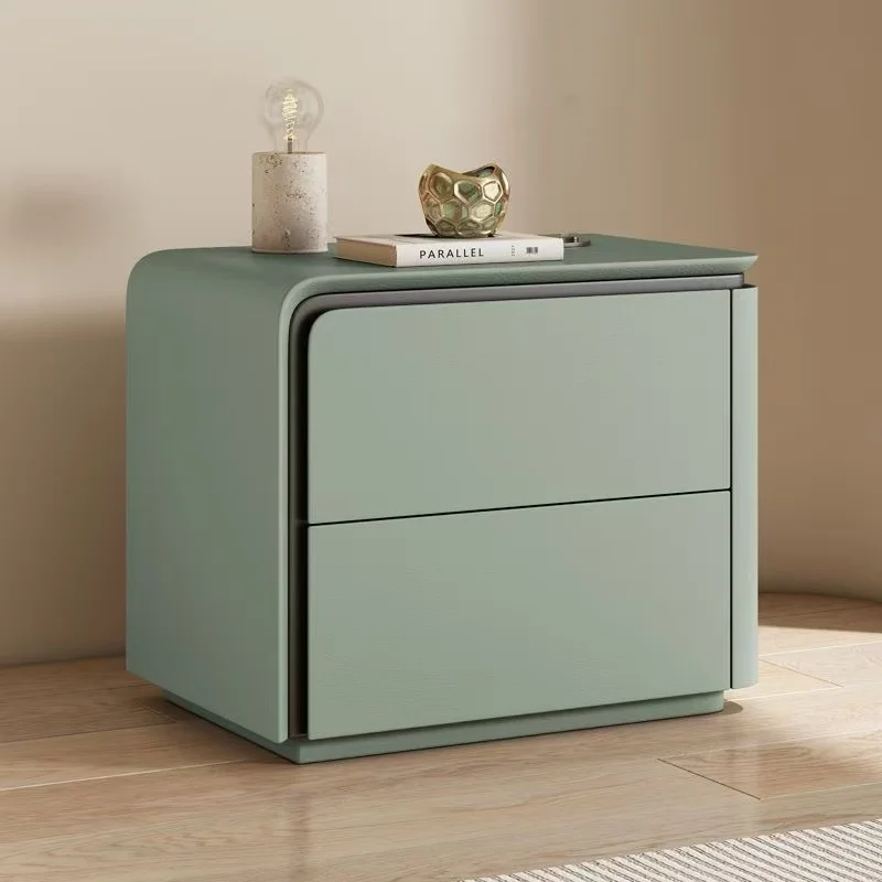 thumbnail image 1 of Mesita De Noche De diseño De almacenamiento, mesitas De Noche nórdicas minimalistas y estéticas De lujo, Mesita De Noche, muebles De dormitorio, 1 of 4