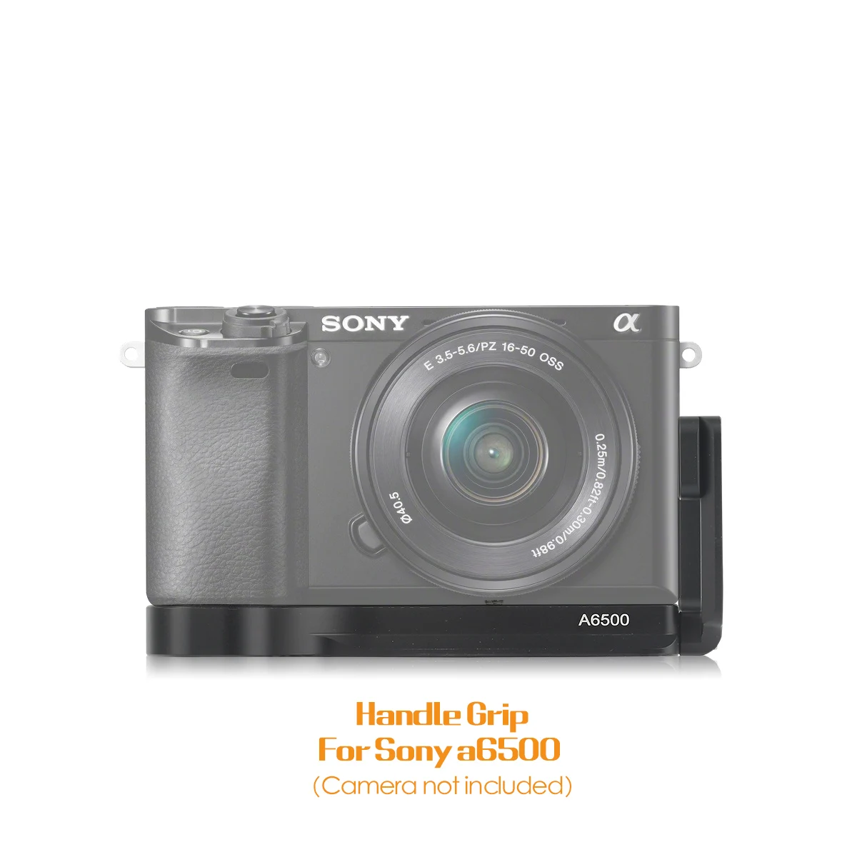 Metal Hand Grip A6500 Aluminum Alloy Quick Release Plate L-Bracket for Sony A6500 Camera