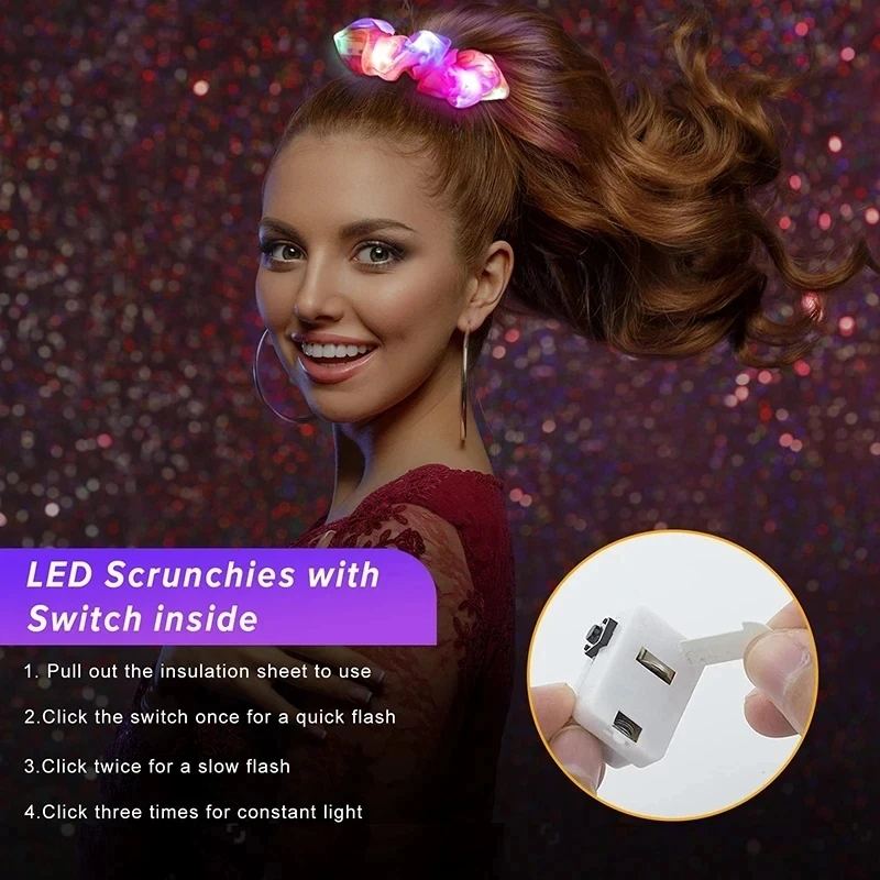 LED Luminous Hair Bands 20 Pcs/Lot for Party