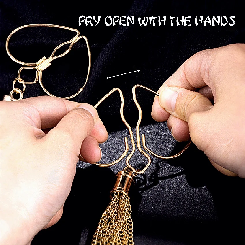 Golden Heart Peach Shaped Stainless Steel Nipple Clips With Pendant Tassels Create Flirty Non Piercing Jewelry For Women_voghion.com