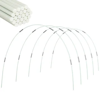Garden Greenhouse Hoops – Rust-Free Fiberglass Support Frame (25/50 pcs) 1