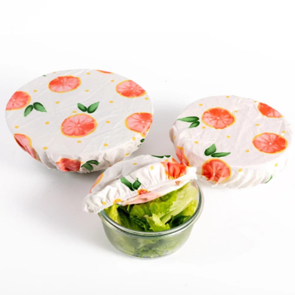 

Bowl Covers Reusable in 3 Size Stretch Cloth Fabric Bowl Covers Elastic Food Storage Covers Bread Bowl Covers Reusable Lids