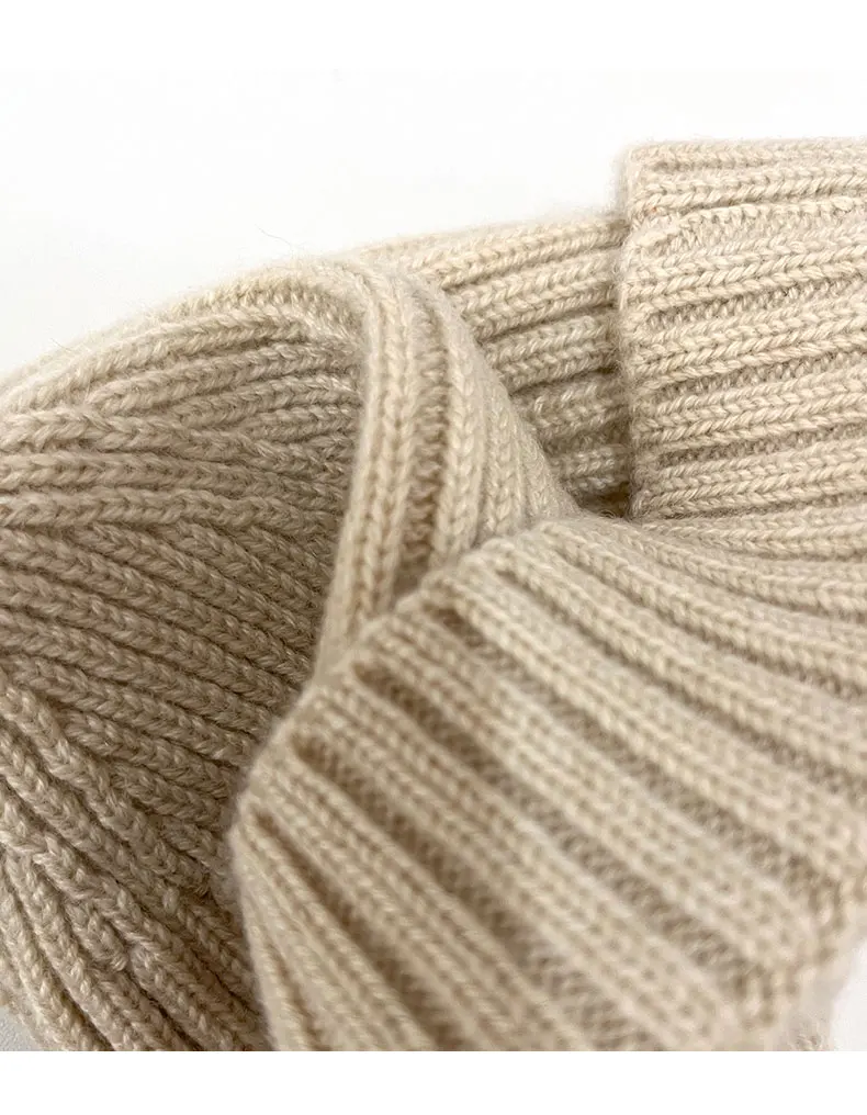100 % Kaschmir, gestrickt, Trawler-Mütze, Schädeldecke, Uhrenkappen, Herren, einfache, gerippte Fischermütze, Unisex, warme Dockers-Mütze – Detail 8