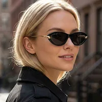 Lunettes de soleil œil de chat tendance pour femme, protection UV400, style vacances, luxe, 2026 2
