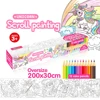 Coloring Paper Roll Drawing Toys for Children Montessori Color Filling Paper  Sticker Learning Educational Toy for Kids 1