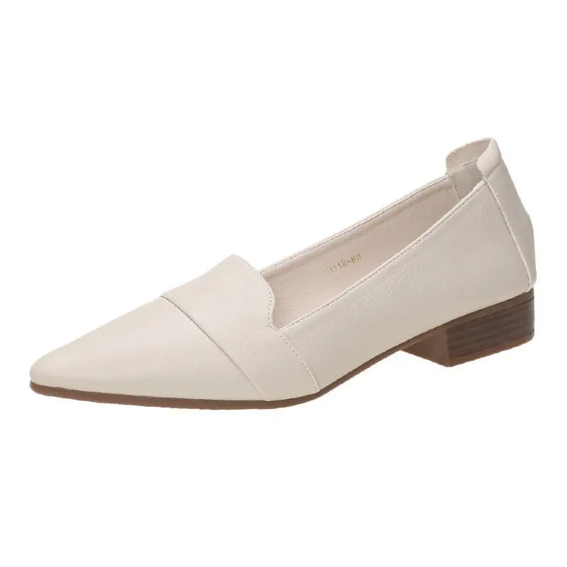 

Туфли-лодочки женские с острым носком, модные оксфорды, однотонные элегантные, для офиса и работы, весна 2023