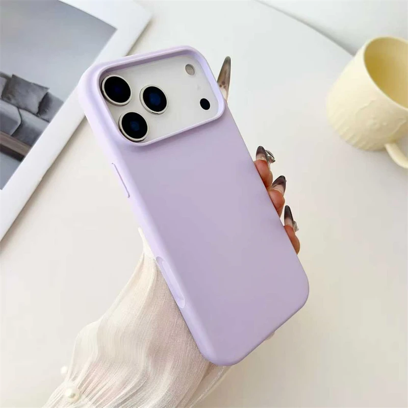 ตัวเลือกสินค้า เคสซิลิโคนบางเฉียบแม่เหล็ก Magsafe สำหรับ iPhone