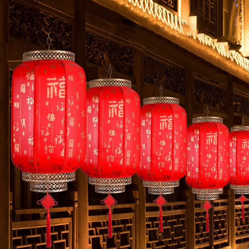 2024ChineseLanternRedTraditionalHangingLampNewYearLantern
