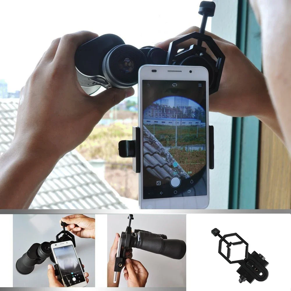 2023 new Universal Cell Phone Adapter Clip Mount Binocular