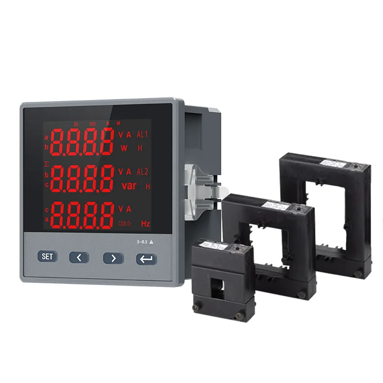 

HY-500-6E4 AC57.7V and DP-58 500/5A current transform smart panel meter and ammeter