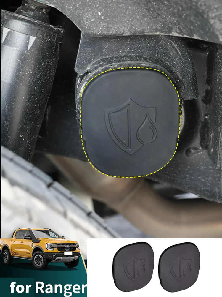 2PCS-For-Ford-Ranger-T9-2022-2024-Chassis-Accessories-Rear-Axle-Rubber ...