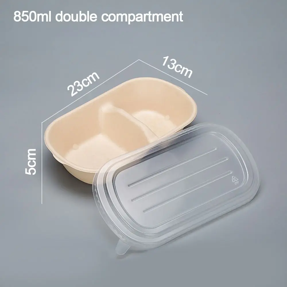 500ml 700ml 850ml 1000ml Disposable Paper Food Containers with Lids, Eco-Friendly Pulp ... - SKU PFCL1051 - UGI Packaging