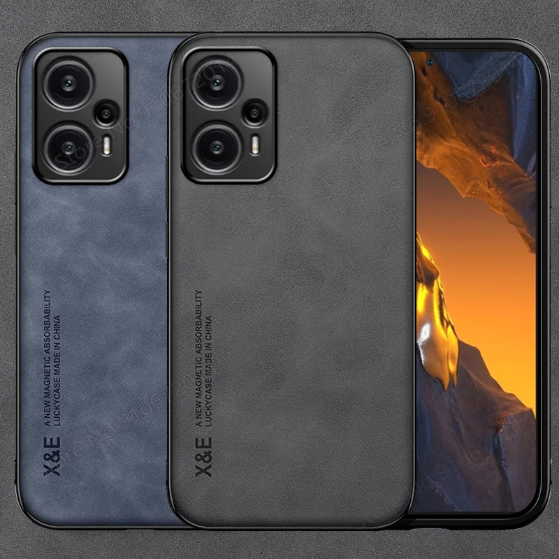 Funda F5 X5 5G étui C65 M5 couverture arrière en cuir de mouton pour POCO X3 NFC F3 M3 M4 X4 Pro F4 GT étuis mats_voghion.com