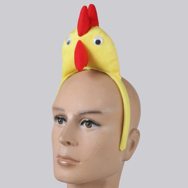 Frauen-Stirnband, lustiges tägliches Tragen, bezauberndes Huhn für Weihnachten, Halloween-Party – Detail 10