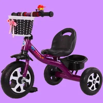 Children's Tricycle Folding Can Lie Down 1-3-6 Years Old Children's Bicycle Baby Trolley Baby Bicycle children tricycle
