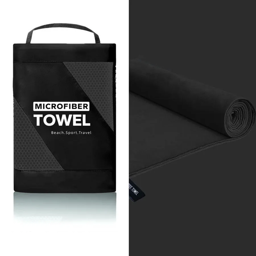 Grande serviette de plage microfibre anti-sable séchage rapide_voghion.com